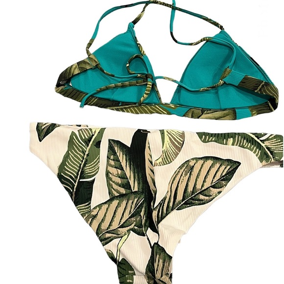 Rip Curl Coco Beach Good Pant Bikini Bottom White L - Picture 6 of 12